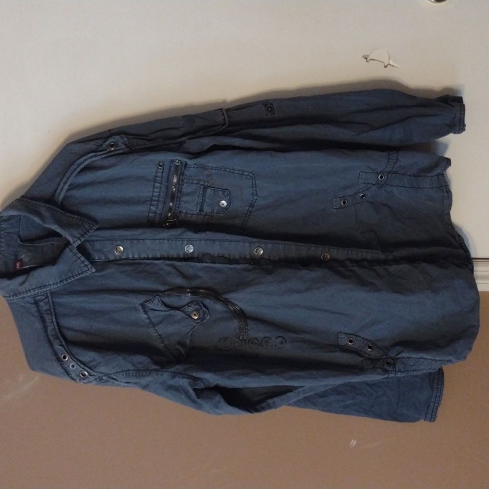 Fusal jeans button down shirt
